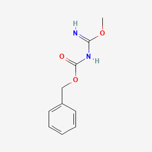 molecular formula C10H12N2O3 B8523985 benzyl N-(C-methoxycarbonimidoyl)carbamate 