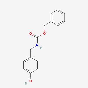 molecular formula C15H15NO3 B8524043 (4-Hydroxybenzyl)-carbamic acid benzyl ester 