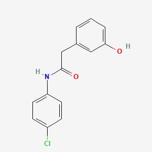 3-[((4-Chloroanilino)carbonyl)methyl]phenol