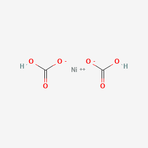 molecular formula C2H2NiO6 B8524071 hydrogen carbonate;nickel(2+) CAS No. 17237-93-3