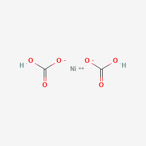 molecular formula C2H2NiO6 B8524071 Carbonic acid, nickel(2+) salt (2:1) CAS No. 17237-93-3