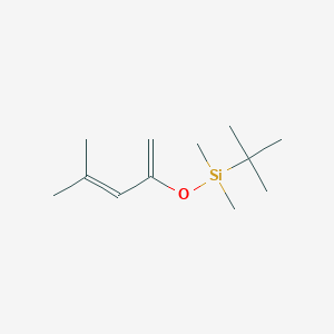 molecular formula C12H24OSi B8524077 Tert-butyldimethyl(4-methylpenta-1,3-dien-2-yloxy)silane 