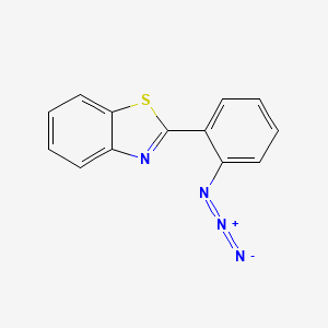 molecular formula C13H8N4S B8524085 2-(2-Azidophenyl)-1,3-benzothiazole CAS No. 60418-15-7