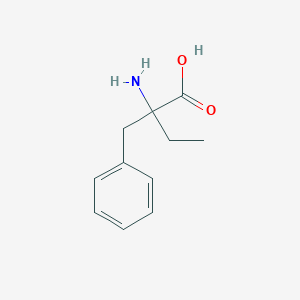 molecular formula C11H15NO2 B8524097 2-Amino-2-benzylbutanoic acid 