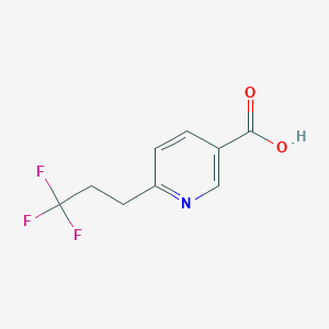 6-(3,3,3-Trifluoropropyl)pyridine-3-carboxylic acid