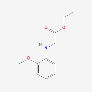 molecular formula C11H15NO3 B8524109 Ethyl 2-(2-methoxyphenylamino)acetate CAS No. 69825-50-9