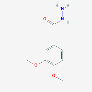 2-(3,4-Dimethoxyphenyl)-2-methylpropanehydrazide