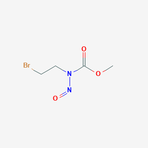 molecular formula C4H7BrN2O3 B085242 methyl N-(2-bromoethyl)-N-nitrosocarbamate CAS No. 13589-14-5