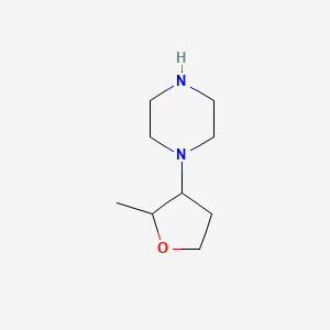 1-(2-Methyl-tetrahydro-furan-3-yl)-piperazine