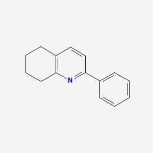 molecular formula C15H15N B8524337 2-Phenyl-5,6,7,8-tetrahydroquinoline 