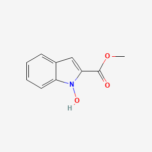 molecular formula C10H9NO3 B8524805 Methyl 1-hydroxy-2-indolecarboxylate 