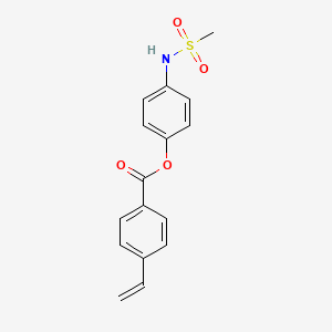 4-[(Methanesulfonyl)amino]phenyl 4-ethenylbenzoate