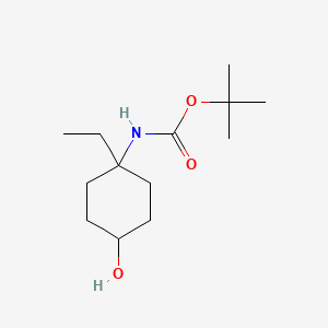 tert-butyl N-(1-ethyl-4-hydroxycyclohexyl)carbamate
