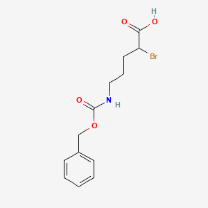 5-{[(Benzyloxy)carbonyl]amino}-2-bromopentanoic acid