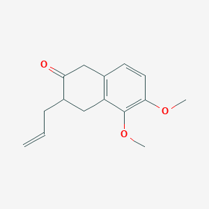 Racemic 3-Allyl-5,6-dimethoxy-3,4-dihydro-1H-naphthalen-2-one