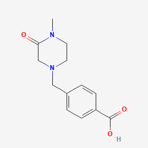 4-[(4-Methyl-3-oxo-1-piperazinyl)methyl]benzoic acid