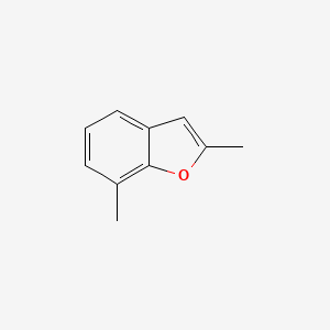 molecular formula C10H10O B8525872 2,7-Dimethylbenzofuran 