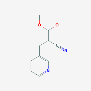 2-Cyano-3-(3-pyridyl)propionaldehyde dimethylacetal