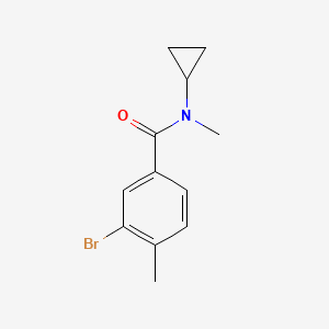 3-Bromo-N-cyclopropyl-4,N-dimethyl-benzamide