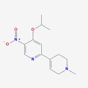 1'-Methyl-5-nitro-4-(propan-2-yloxy)-1',2',3',6'-tetrahydro-2,4'-bipyridine