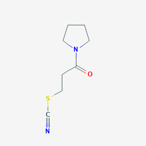 1-(beta-Thiocyanopropionyl) pyrrolidine