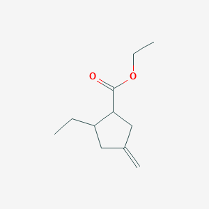 Ethyl 2-ethyl-4-methylenecyclopentanecarboxylate