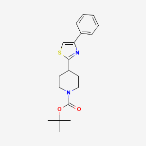 Tert-butyl 4-(4-phenyl-1,3-thiazol-2-yl)piperidine-1-carboxylate