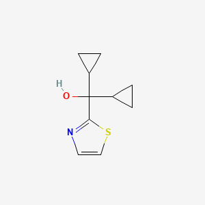Dicyclopropyl(1,3-thiazol-2-yl)methanol