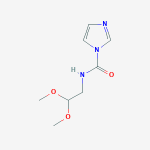 N-(2,2-dimethoxyethyl)-1H-imidazole-1-carboxamide