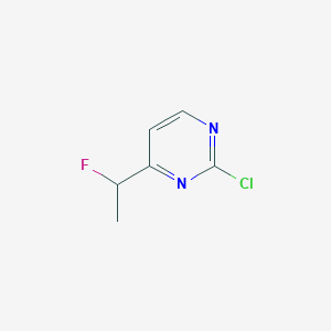 2-Chloro-4-(1-fluoroethyl)pyrimidine