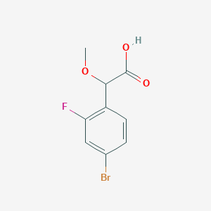 (RS)-(4-Bromo-2-fluoro-phenyl)-methoxy-acetic acid