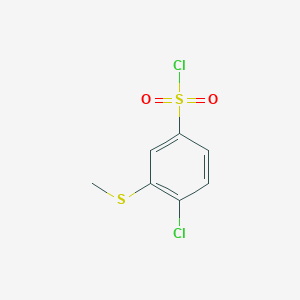 4-Chloro-3-methylsulfanyl-benzenesulfonyl chloride