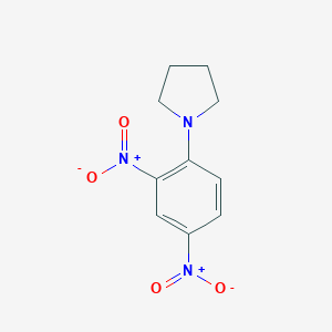 molecular formula C10H11N3O4 B085269 1-(2,4-Dinitrophenyl)pyrrolidine CAS No. 14552-00-2