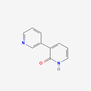 molecular formula C10H8N2O B8527169 3-(Pyridin-3-yl)pyridin-2-ol 