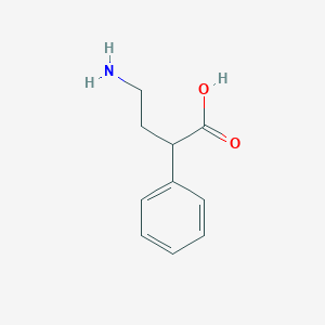 molecular formula C10H13NO2 B085274 4-Amino-2-phenylbutanoic acid CAS No. 13080-10-9