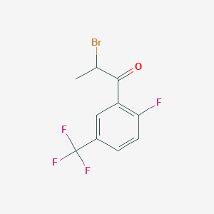 1-Propanone, 2-bromo-1-[2-fluoro-5-(trifluoromethyl)phenyl]-