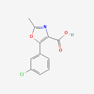 5-(3-Chloro-phenyl)-2-methyl-oxazole-4-carboxylic acid