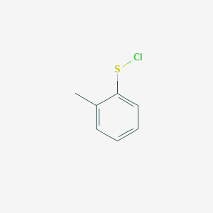 molecular formula C7H7ClS B8527526 2-Methylbenzenesulfenyl chloride 