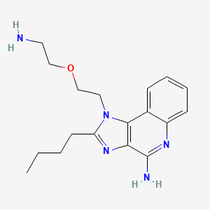 1-[2-(2-aminoethoxy)ethyl]-2-butyl-1H-imidazo[4,5-c]quinolin-4-amine