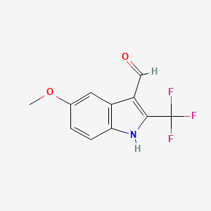 5-Methoxy-2-trifluoromethyl-indole-3-carbaldehyde