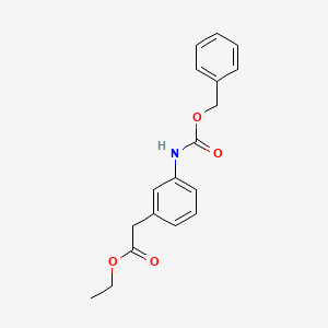 Ethyl (3-{[(benzyloxy)carbonyl]amino}phenyl)acetate