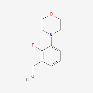 (2-Fluoro-3-morpholinophenyl)methanol