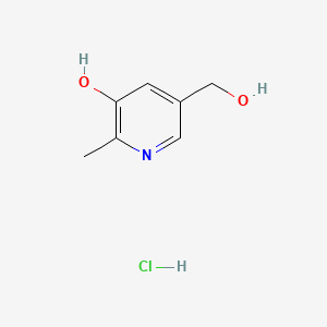 3-Pyridinemethanol, 5-hydroxy-6-methyl-, hydrochloride
