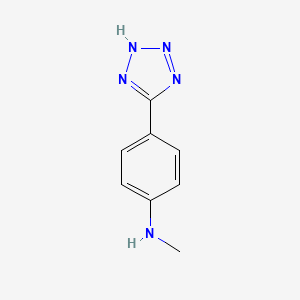N-methyl-4-(1H-tetrazol-5-yl)aniline