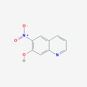 molecular formula C9H6N2O3 B8527617 6-Nitro-quinolin-7-ol 
