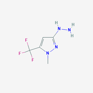 3-Hydrazino-1-methyl-5-trifluoromethylpyrazole