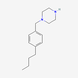 1-[(4-Butylphenyl)methyl]piperazine