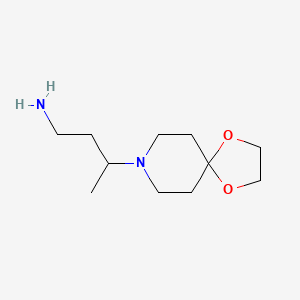 3-(1,4-Dioxa-8-aza-spiro[4.5]dec-8-yl)-butylamine