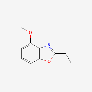 molecular formula C10H11NO2 B8527982 2-Ethyl-4-methoxybenzoxazole 