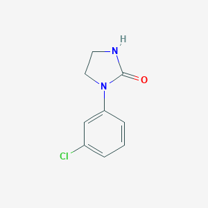 molecular formula C9H9ClN2O B085280 1-(3-Chlorophenyl)imidazolidin-2-one CAS No. 14088-98-3